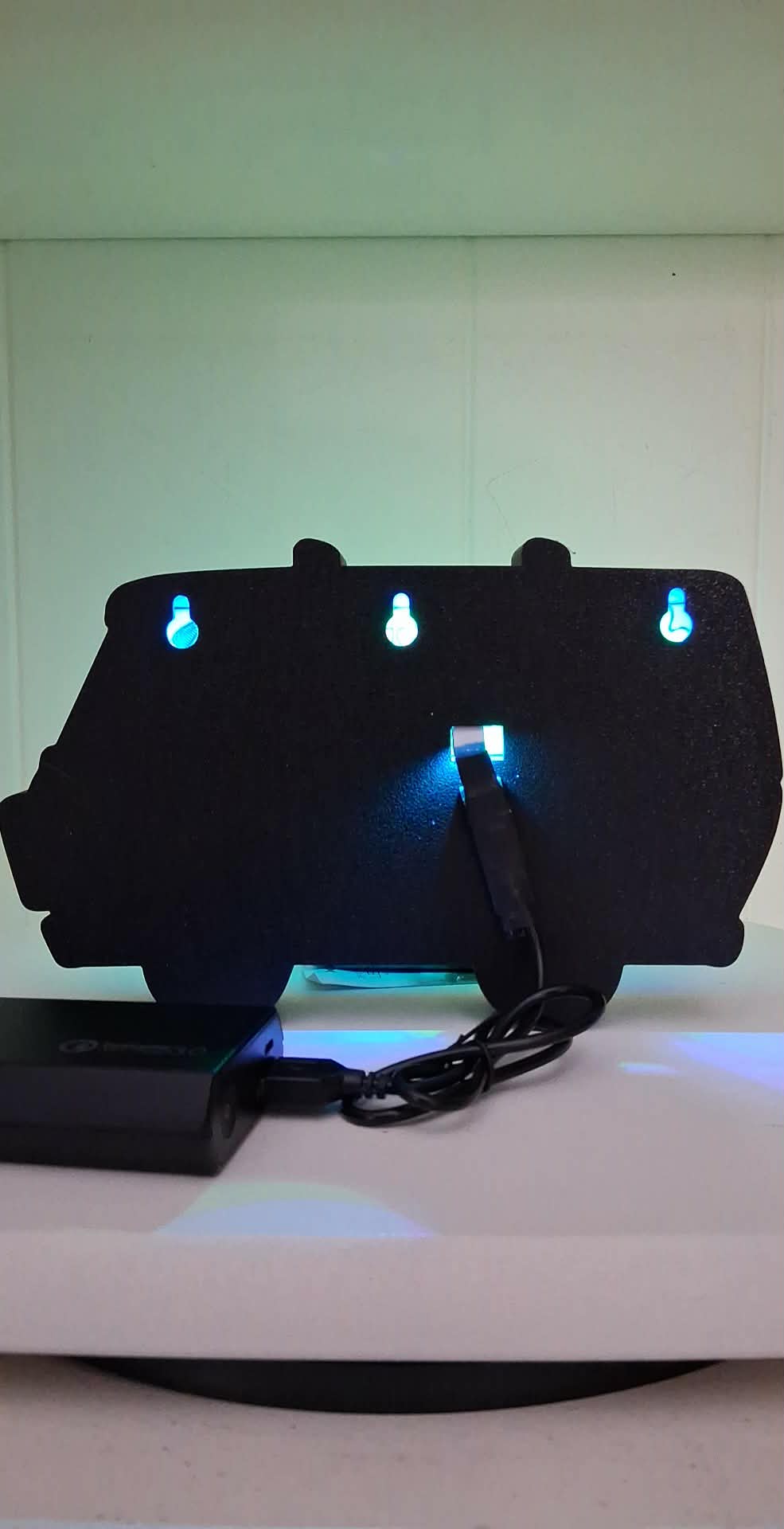 The Mystery Machine LED light box – custom 3D printed – Lit Layer Creations